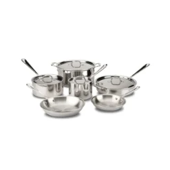 10 Piece Stainless Steel Cookware Set