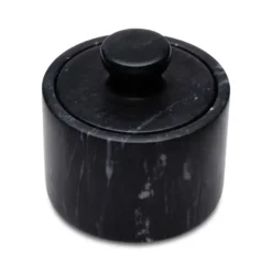 2-Piece Marble Salt Cellar & Lid