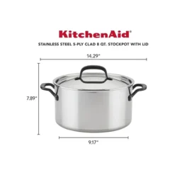 KitchenAid 5-Ply Clad 7.6L Covered Stockpot -Meye Kitchen Shop https3A2F2Fimage.s5a.com2Fis2Fimage2FTheBay2F051153300028 alt23Fwid3D120026hei3D120026qlt3D9026resMode3Dsharp226op usm3D0.92C1.02C82C0 640x