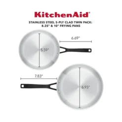 KitchenAid 2-Piece 5-Ply Clad Stainless Steel Fry Pan Set -Meye Kitchen Shop https3A2F2Fimage.s5a.com2Fis2Fimage2FTheBay2F051153300516 alt23Fwid3D120026hei3D120026qlt3D9026resMode3Dsharp226op usm3D0.92C1.02C82C0 640x
