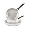 KitchenAid 2-Piece 5-Ply Clad Stainless Steel Fry Pan Set -Meye Kitchen Shop https3A2F2Fimage.s5a.com2Fis2Fimage2FTheBay2F051153300516 main3Fwid3D120026hei3D120026qlt3D9026resMode3Dsharp226op usm3D0.92C1.02C82C0 640x