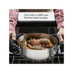 KitchenAid 3 Ply Stainless Steel 3.8L Covered Casserole -Meye Kitchen Shop https3A2F2Fimage.s5a.com2Fis2Fimage2FTheBay2F051153710117 alt23Fwid3D120026hei3D120026qlt3D9026resMode3Dsharp226op usm3D0.92C1.02C82C0 640x