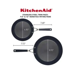 KitchenAid Stainless Steel 2-Piece Non-Stick Skillet Set -Meye Kitchen Shop https3A2F2Fimage.s5a.com2Fis2Fimage2FTheBay2F051153710230 alt53Fwid3D120026hei3D120026qlt3D9026resMode3Dsharp226op usm3D0.92C1.02C82C0 640x