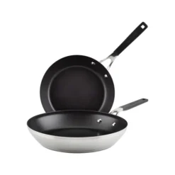 KitchenAid Stainless Steel 2-Piece Non-Stick Skillet Set
