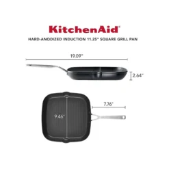 KitchenAid Hard-Anodized 11.25" Nonstick Square Grill Pan -Meye Kitchen Shop https3A2F2Fimage.s5a.com2Fis2Fimage2FTheBay2F051153801266 alt43Fwid3D120026hei3D120026qlt3D9026resMode3Dsharp226op usm3D0.92C1.02C82C0 640x