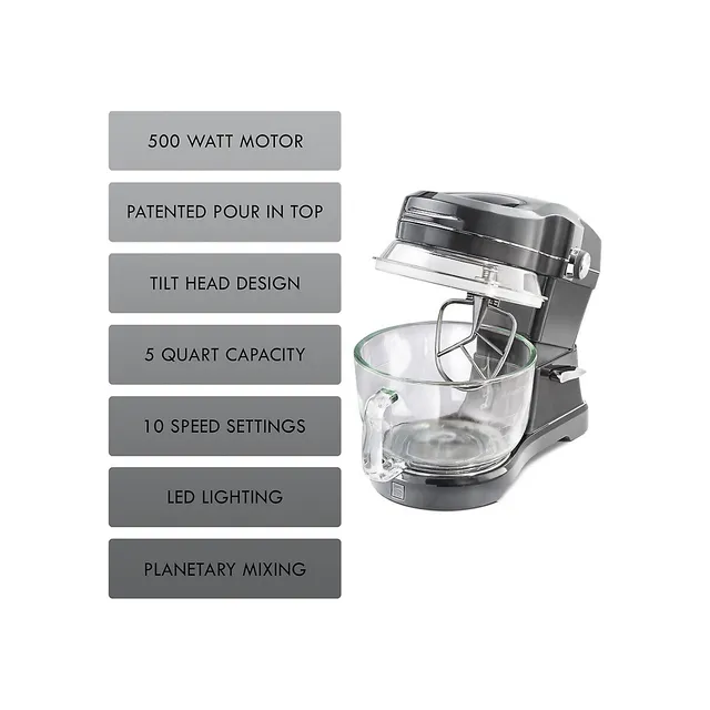 Elite Ovation 5QT. Stand Mixer With Pour-In Top KKEOVSMG 6 Elite Ovation 5QT. Stand Mixer With Pour-In Top KKEOVSMG - Image 4