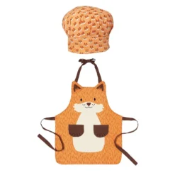 Fox Daydream Kids Apron & Hat Set