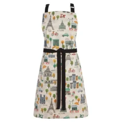 Meet Me In Paris Chef's Cotton Kitchen Apron