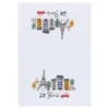 Meet Me In Paris 3-Piece Bakers Floursack Dishtowel Set