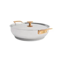 1-Ply Stainless Steel 5.5 L Dutch Oven With Lid