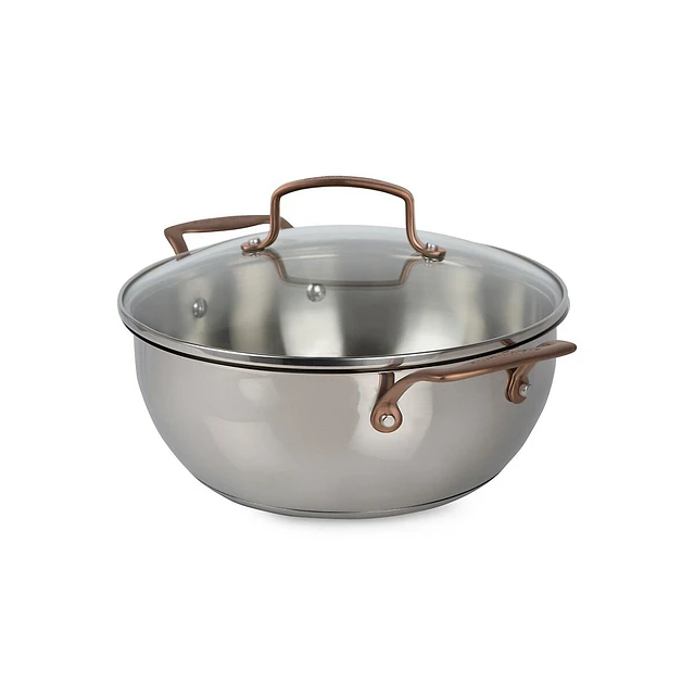 Cuisinart Metal Expressions 5-Quart Stainless Steel Casserole With Lid 4 Cuisinart Metal Expressions 5-Quart Stainless Steel Casserole With Lid - Image 2