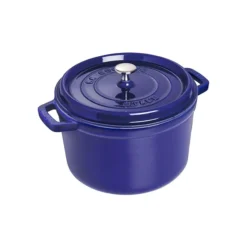 Staub 4.8L Majolique Finish Cast Iron Round Cocotte