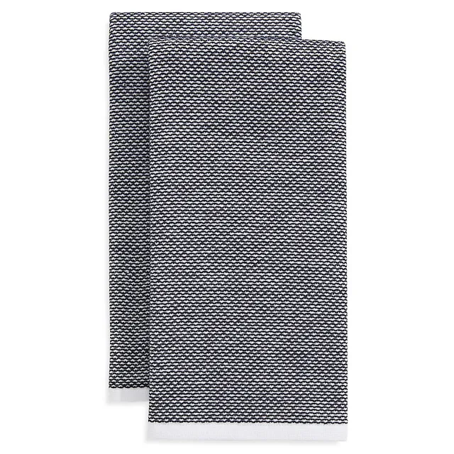 Classic Kitchen 2-Piece Cotton Tea Towel Set 3 Classic Kitchen 2-Piece Cotton Tea Towel Set