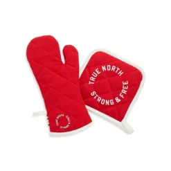 Multistripe 2-Piece Oven Mitt And Pot Holder Set