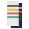Multistripe Set Of Tea Towels