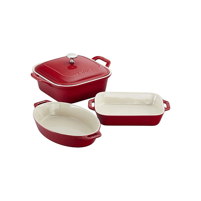 Staub Ceramic -Piece Mix Baking Set 3 Staub Ceramic -Piece Mix Baking Set