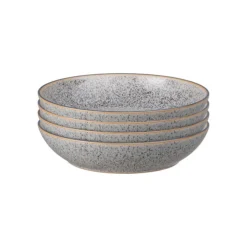 Denby Studio Grey Stoneware 4-Piece Pasta Bowl Set