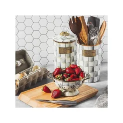 Sterling Check Enamel Canister -Meye Kitchen Shop https3A2F2Fimage.s5a.com2Fis2Fimage2FTheBay2F840115619373 alt23Fwid3D120026hei3D120026qlt3D9026resMode3Dsharp226op usm3D0.92C1.02C82C0 640x