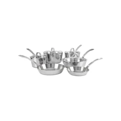 Viking Contemporary 10-Piece Mirror Finish Cookware Set