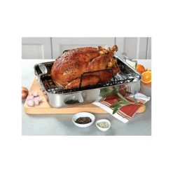 Viking 3-Ply Stainless Steel Roasting Pan With Non-Stick Rack -Meye Kitchen Shop https3A2F2Fimage.s5a.com2Fis2Fimage2FTheBay2F840595101658 alt83Fwid3D120026hei3D120026qlt3D9026resMode3Dsharp226op usm3D0.92C1.02C82C0 640x