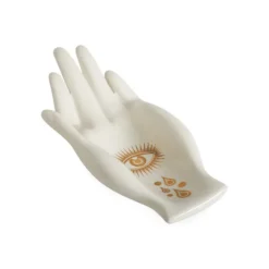 Jonathan Adler Muse Eve Gilded Porcelain Fruit Bowl