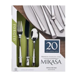 MIKASA Addison 20-Piece Stainless Steel Flatware Set -Meye Kitchen Shop https3A2F2Fimage.s5a.com2Fis2Fimage2FTheBay2F885991048299 alt83Fwid3D120026hei3D120026qlt3D9026resMode3Dsharp226op usm3D0.92C1.02C82C0 640x